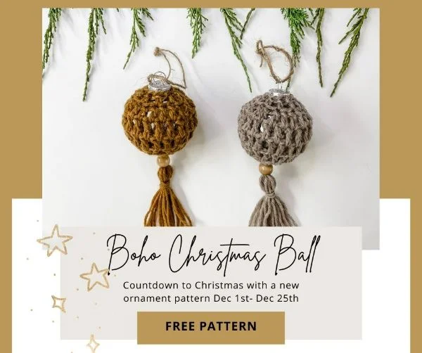 Crochet Christmas balls.