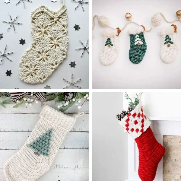 33 Free Crochet Christmas Stocking Patterns