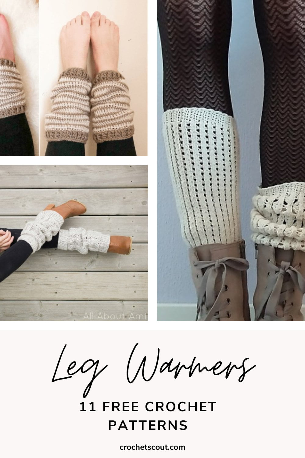 Modern Crochet Leg Warmers 11 Free Patterns Crochet Scout