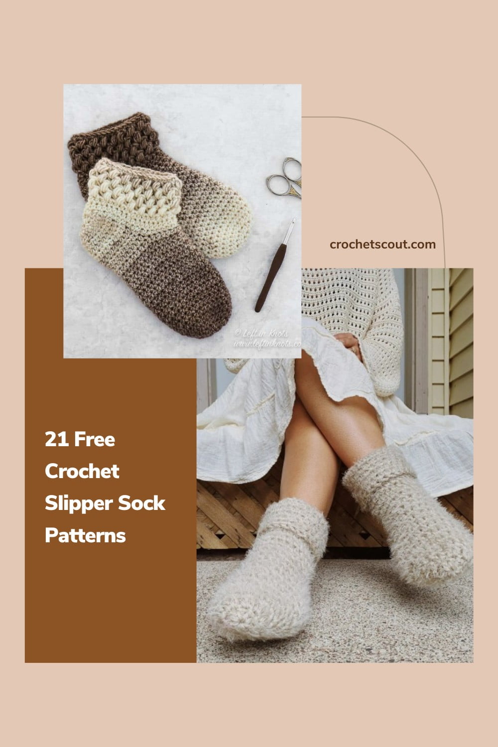 21 Free Crochet Slipper Socks Patterns Crochet Scout