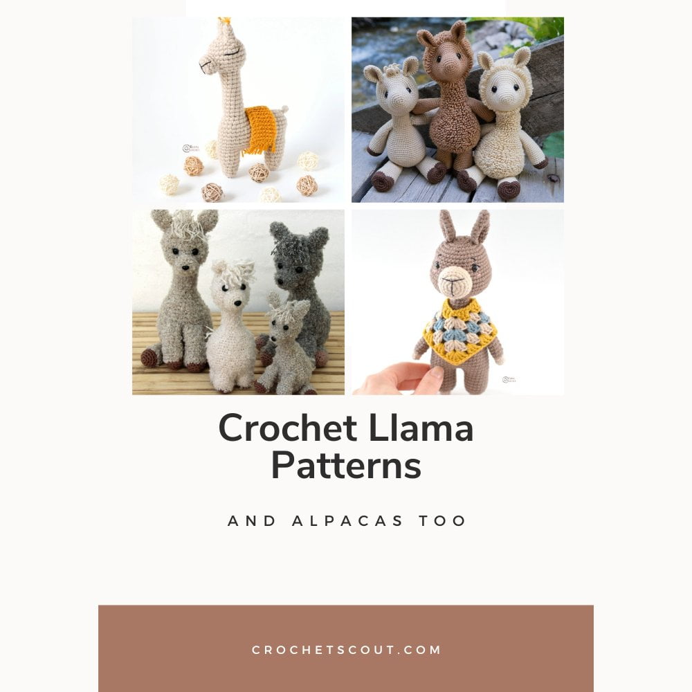 25 Adorable Crochet Llama and Alpaca Patterns