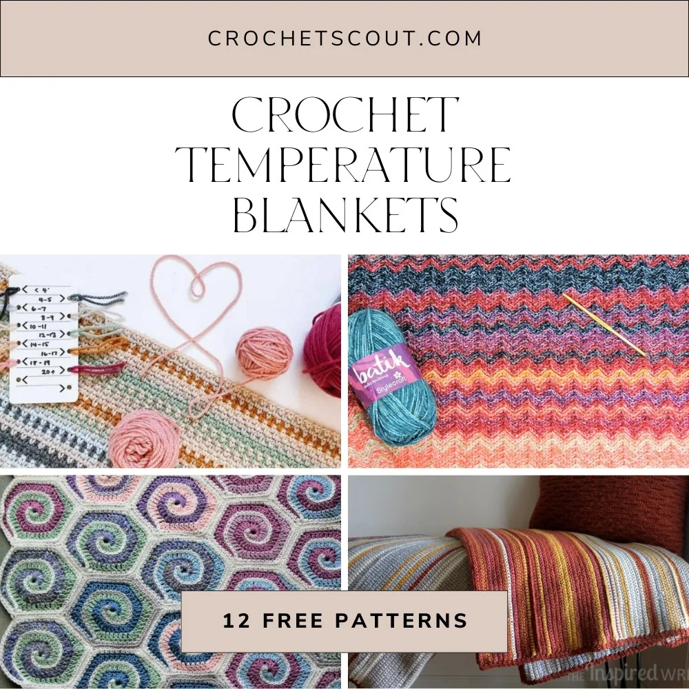 12 Free Crochet Temperature Blanket Patterns