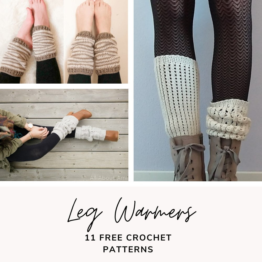 Modern Crochet Leg Warmers - 11 Free Patterns - Crochet Scout