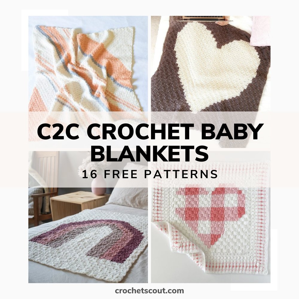 16 Crochet Baby Blanket Patterns (Worsted Weight Yarn)