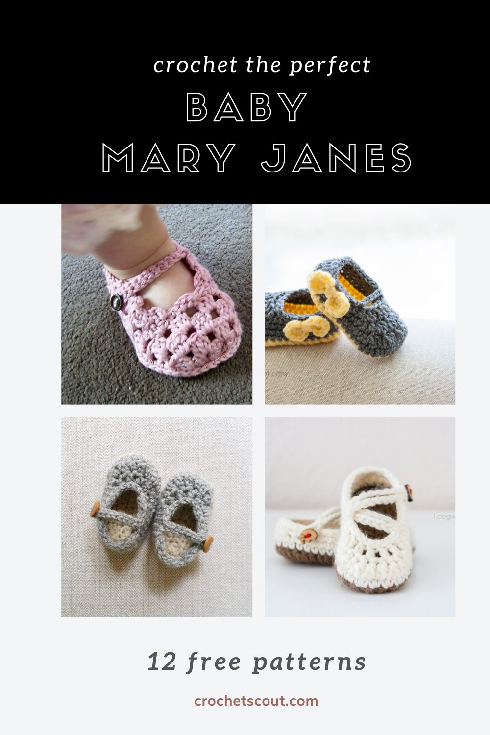 Sweet Crochet Mary Janes 12 Free Patterns Crochet Scout