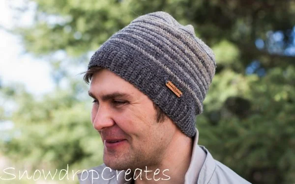 men's crochet hat
