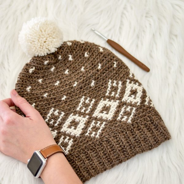 How to Crochet a Fair Isle Crochet Beanie Pattern (step-by-step) - Stardust  Gold Crochet