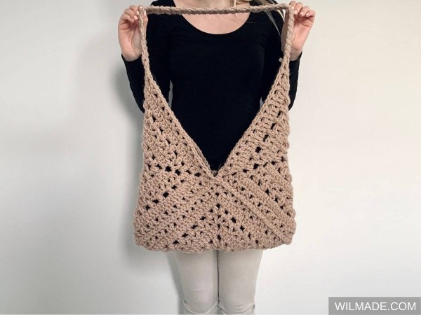 The Lazy Hobbyhopper: Crochet cluster stitch bag/purse - free pattern