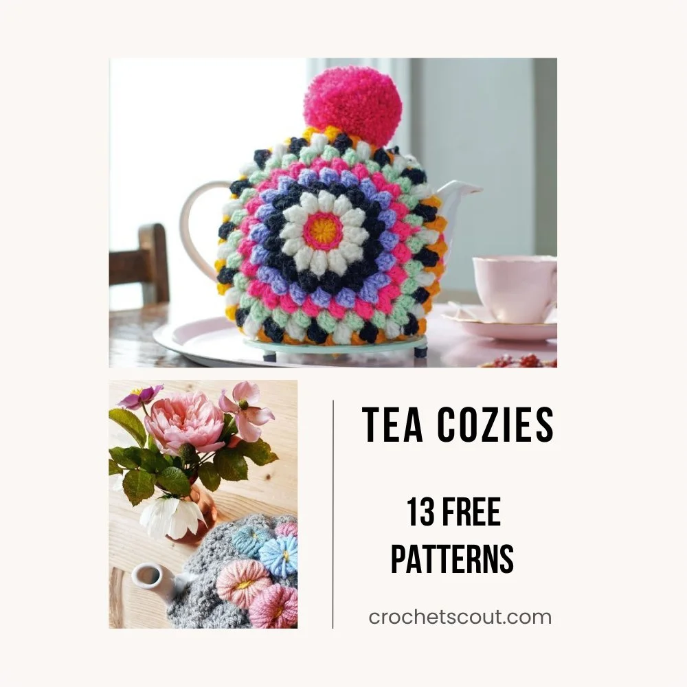 13 Cute Crochet Tea Cozy Patterns: All Free