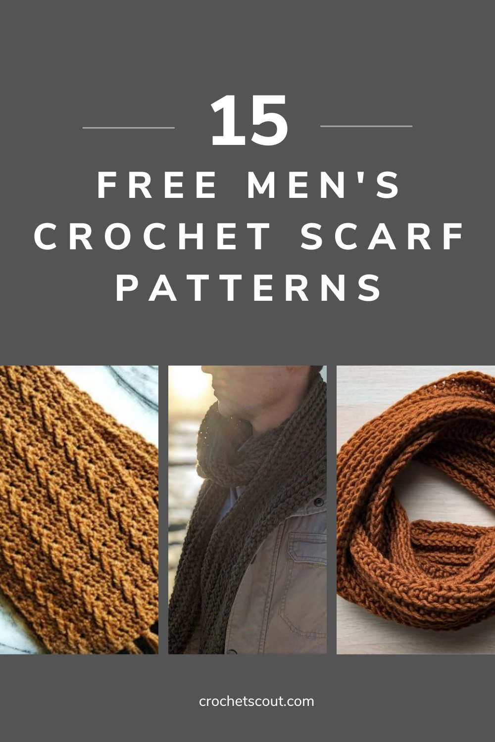 The Best Free Men's Crochet Scarf Patterns - Crochet Scout