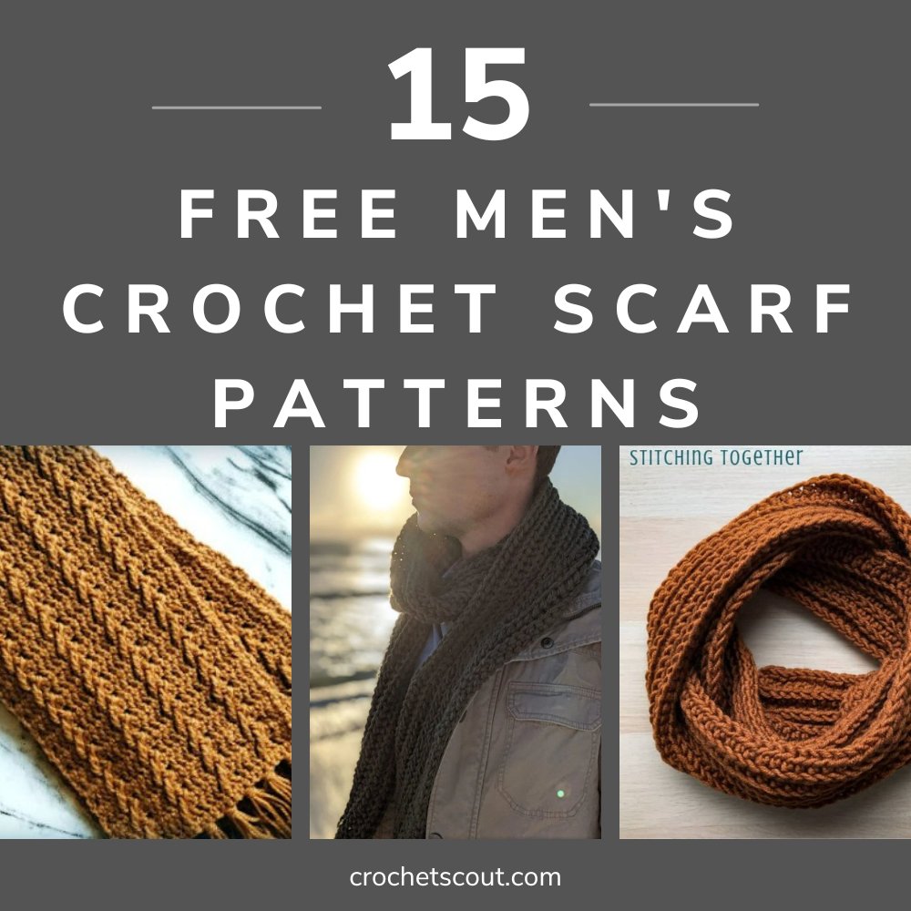 The Best Free Men's Crochet Scarf Patterns - Crochet Scout