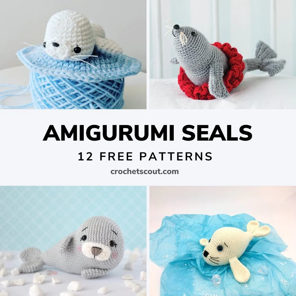 Under The Sea: 14 Free Crochet Seal Patterns