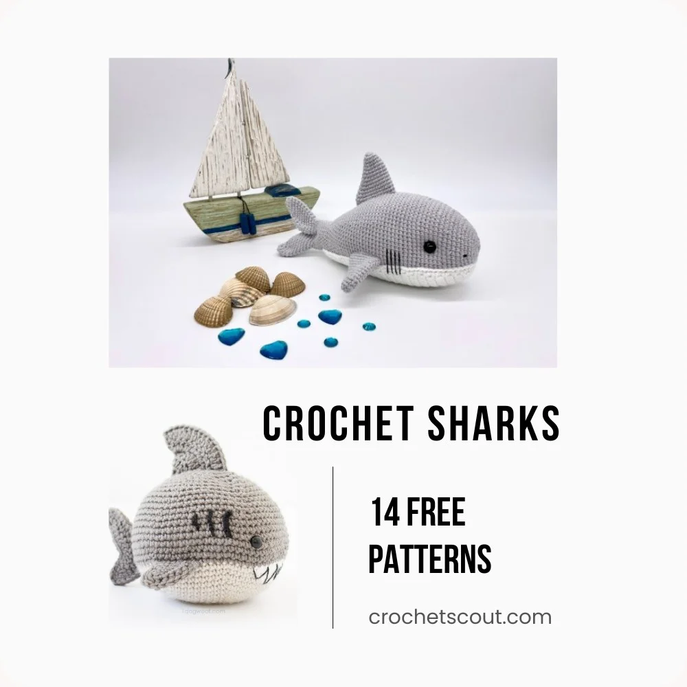 Under the Sea: 14 Free Crochet Shark Patterns