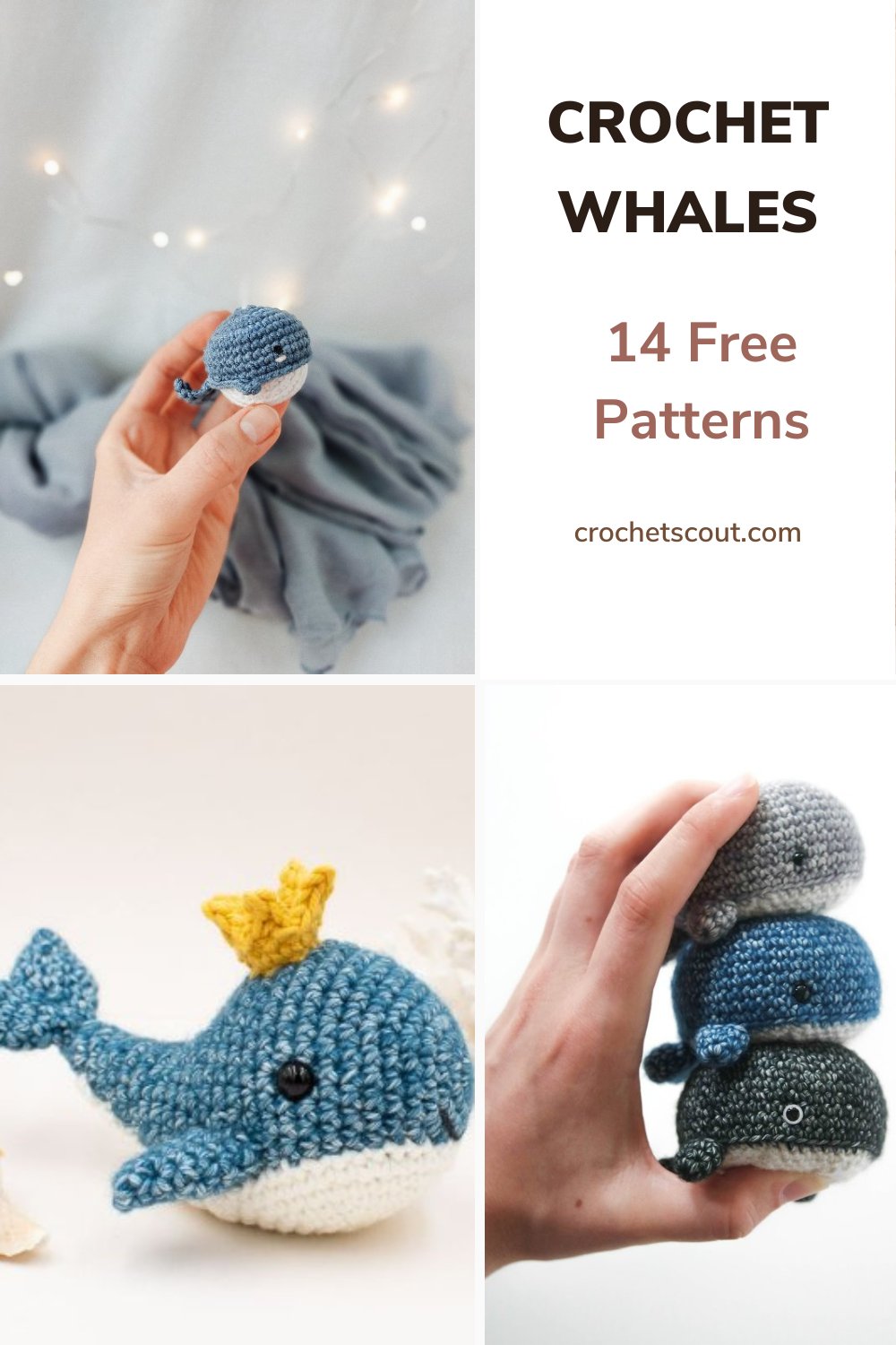 Under the Sea: 14 Free Crochet Whale Patterns - Crochet Scout