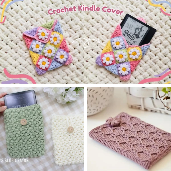 18 Free Crochet Kindle Cover Patterns