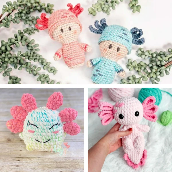 Crochet Axolotl: 20 Adorable Free Patterns
