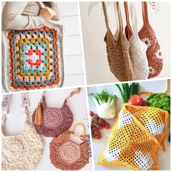 33 Free Granny Square Bag Patterns