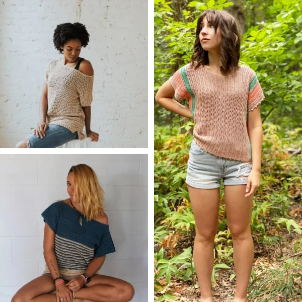 25 Free Crochet T-Shirt Patterns