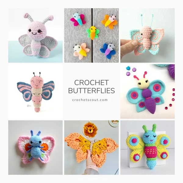 15 Free Crochet Butterfly Patterns