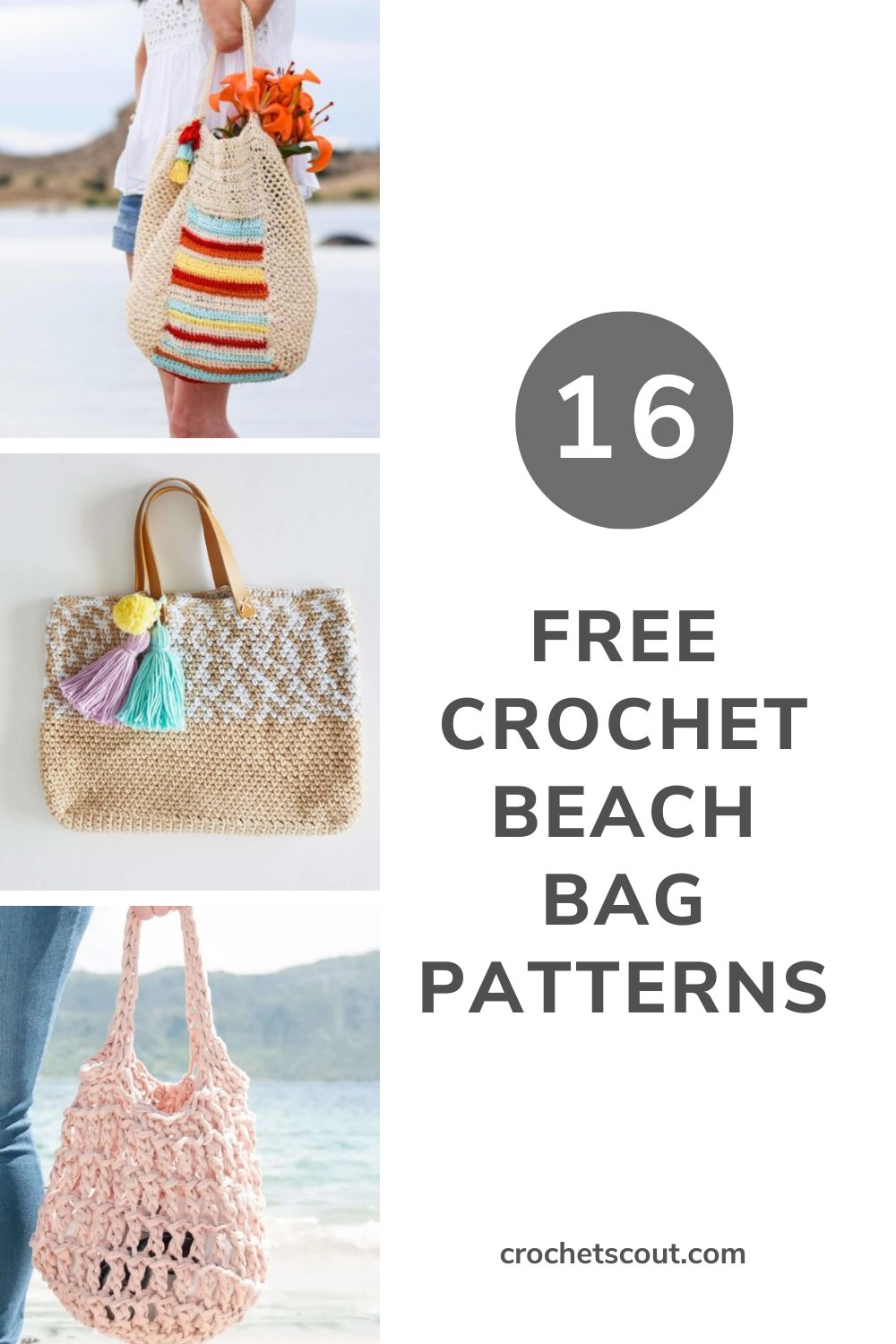 16 Free Crochet Beach Bag Patterns - Crochet Scout