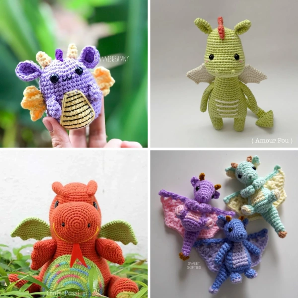 27 Free Crochet Dragon Patterns