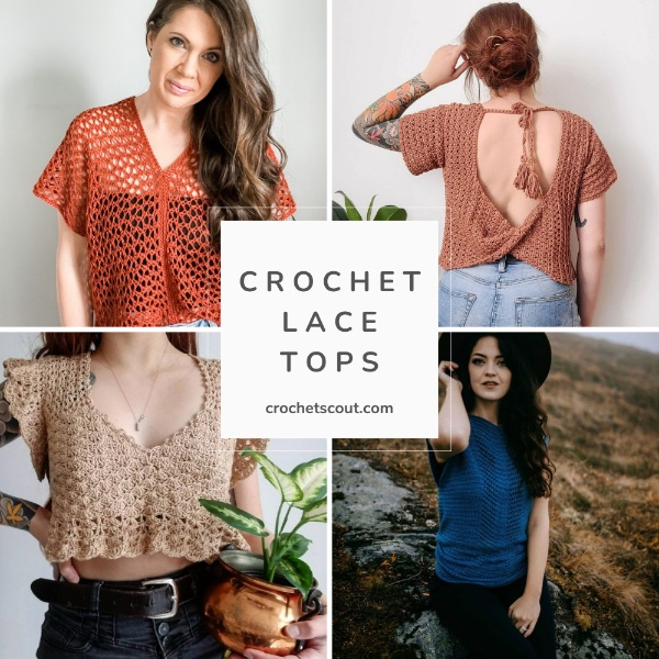 Crochet Lace Top Pattern, Crochet Lace Tank Top Pattern