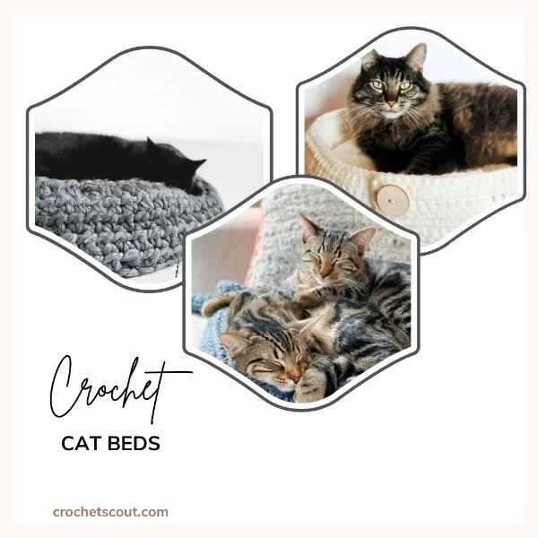 15 Free Crochet Cat Bed Patterns