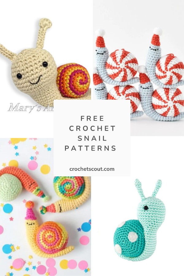 18 Free Crochet Snail Patterns - Crochet Scout