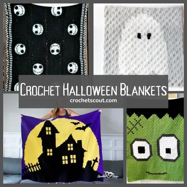 20 Free Crochet Halloween Blanket Patterns