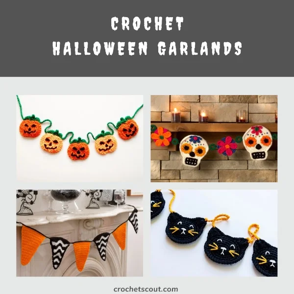 Crochet Halloween Garlands & Buntings – 17 Free Patterns