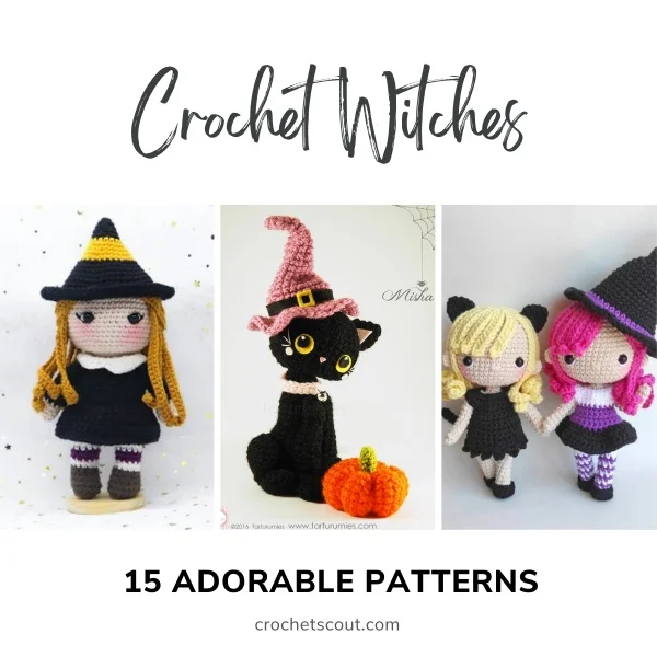 Adorable Amigurumi Crochet Witch Patterns