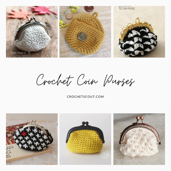 Free Crochet Pattern Mini Coin Pouch · Free Crochet Patterns