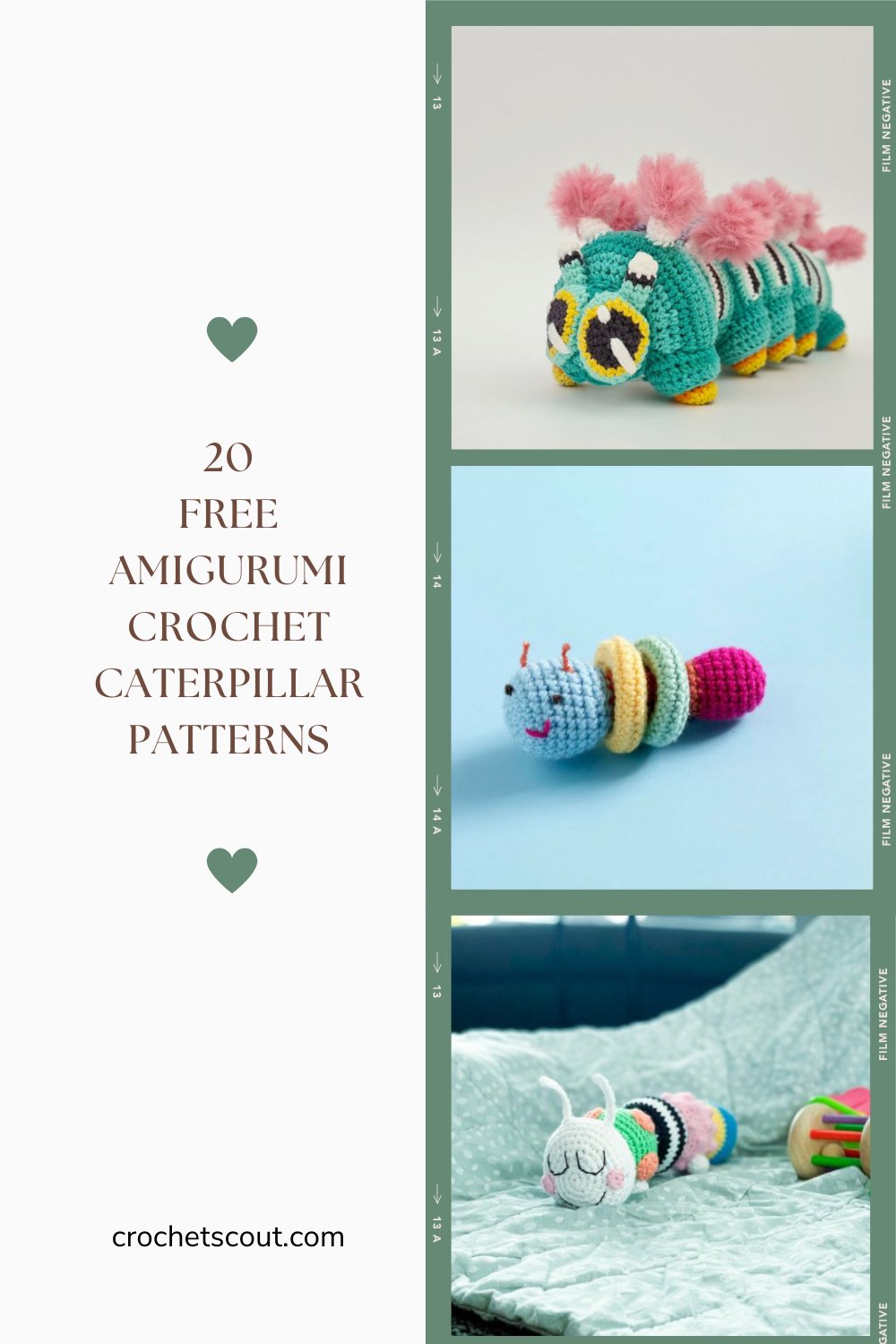 Top 20 Crochet Caterpillar Patterns All Free Patterns
