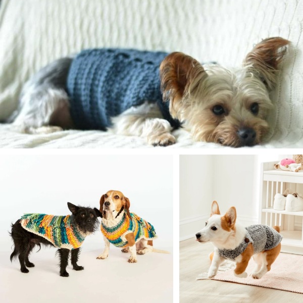 Extra large dog on sale sweater crochet pattern