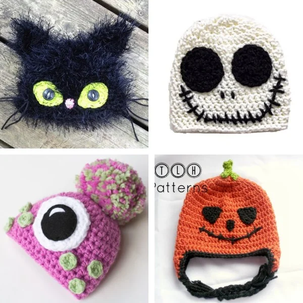 33 Adorable Crochet Halloween Hats for Babies & Kids