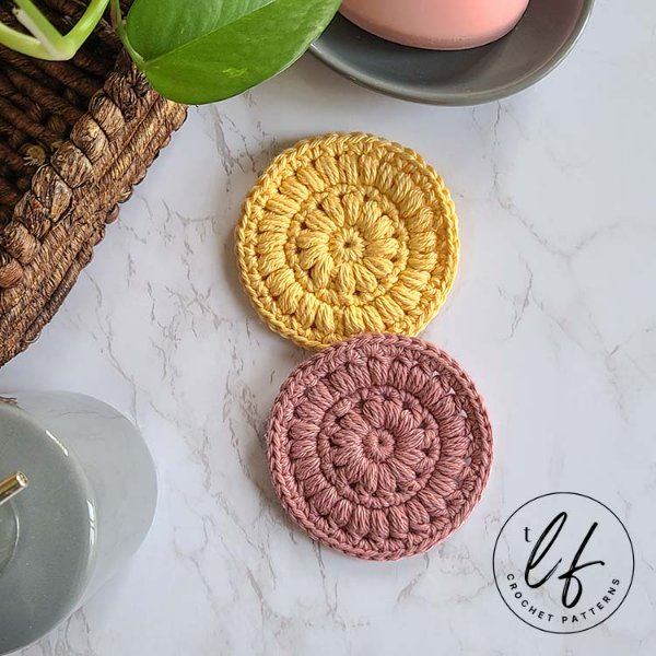 Crochet face scrubbies.
