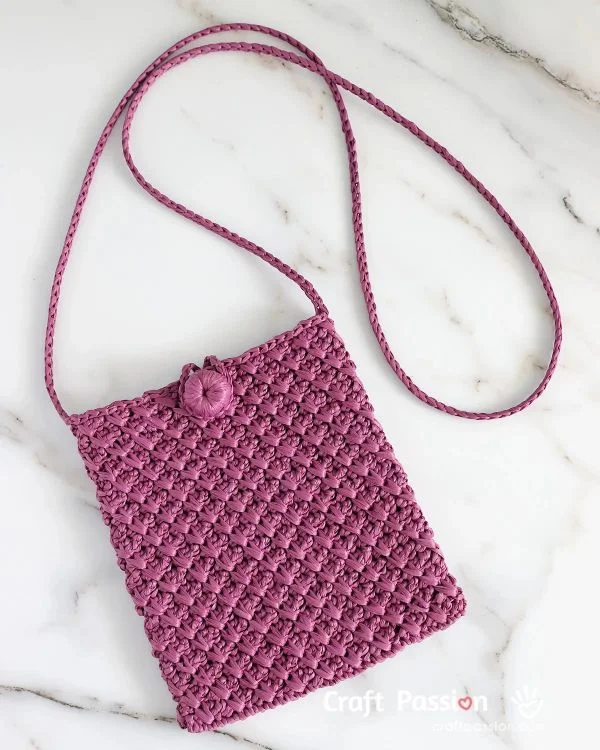 Super Easy DIY Crochet Mini Cross Bag | Crochet Crossbody Bag Tutorial |  ViVi Berry Crochet - YouTube