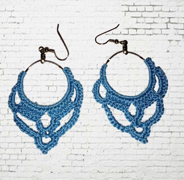 Wondrous Web Freestanding Lace Earrings - aStitch aHalf