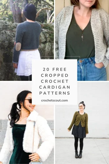 20 Free Crochet Cardigan Patterns