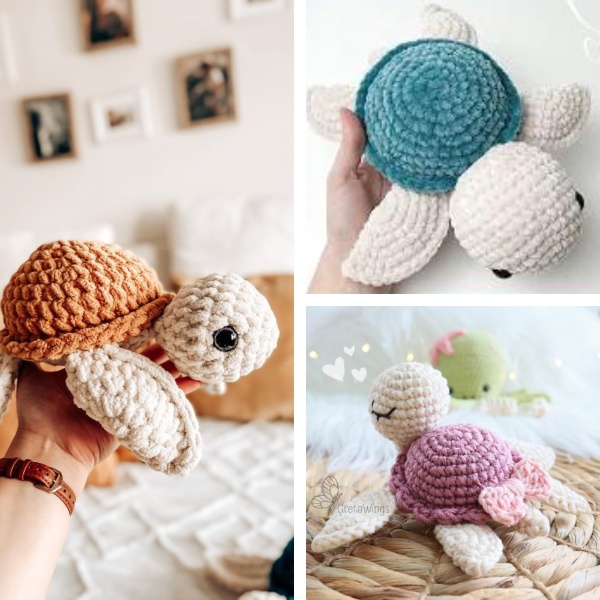 33 Cute Crochet Turtle Patterns: All Free Patterns