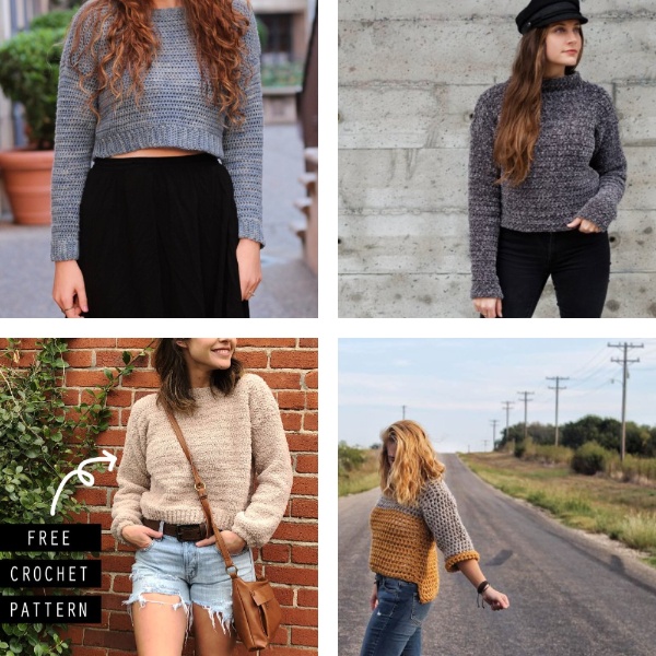 Top 20 Free Cropped Crochet Sweater Patterns