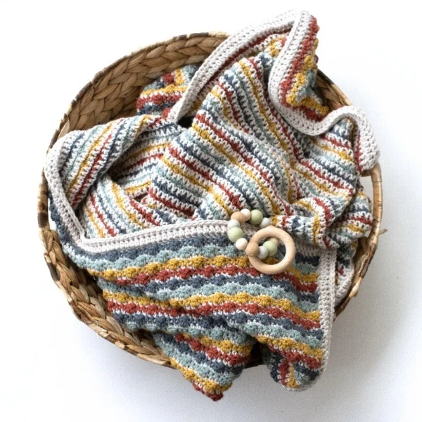 Free Reversible Crochet Baby Blanket Pattern