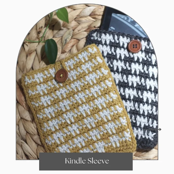 Easy Crochet Kindle Sleeve: Free Pattern