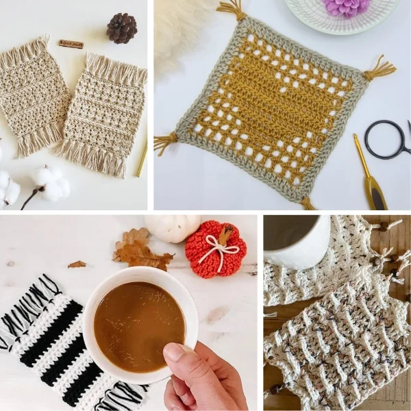 16 Free Crochet Mug Rug Patterns
