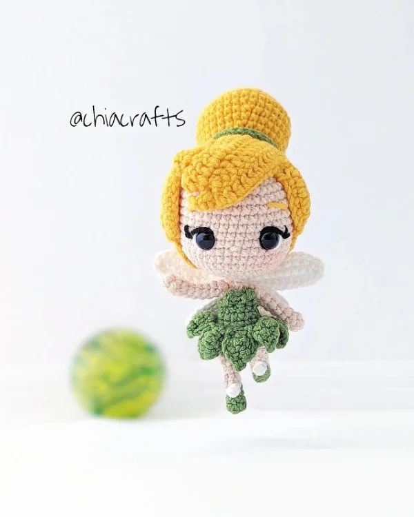 Amigurumi Tinkerbell.
