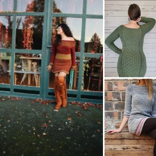 Top 10 Free Crochet Sweater Dress Patterns