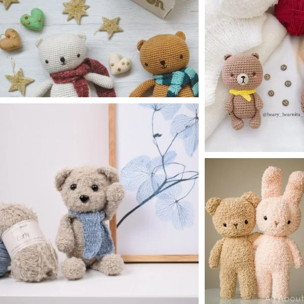 25 Free Crochet Teddy Bear Patterns