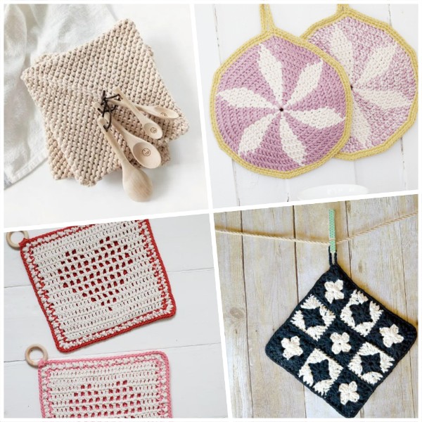 Modern Crochet Potholders – 28 Free Patterns