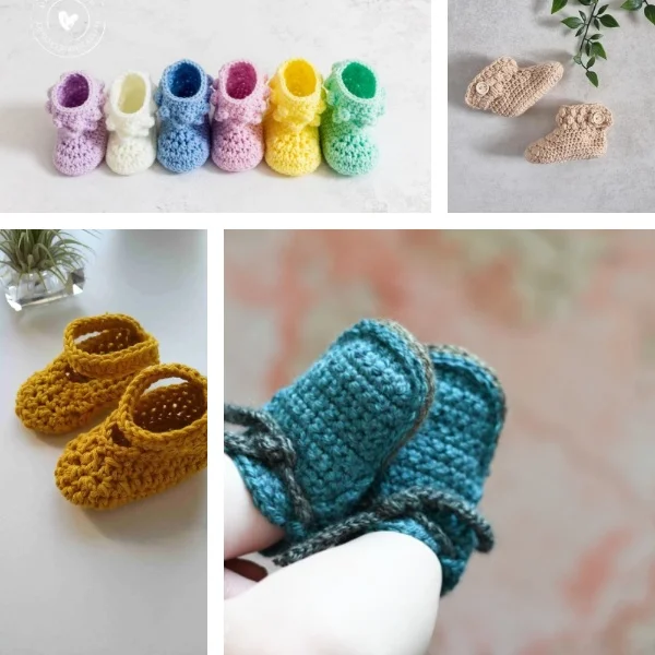 30 Free Crochet Baby Booties Patterns