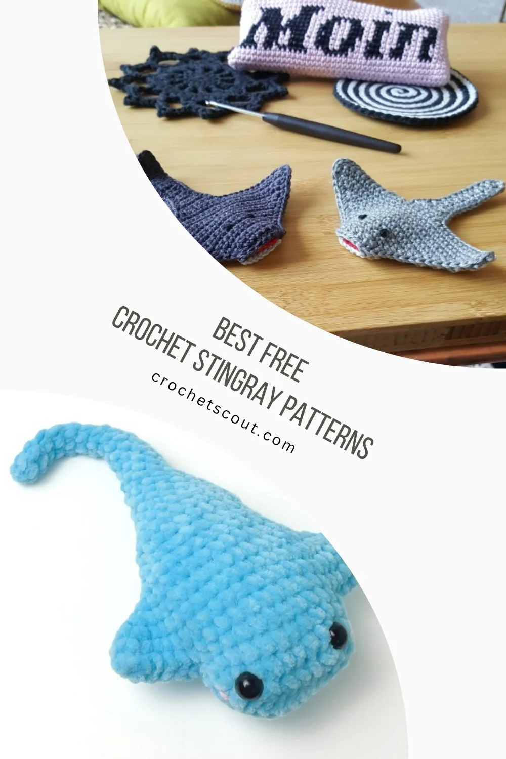 8 Free Crochet Stingray Patterns - Crochet Scout